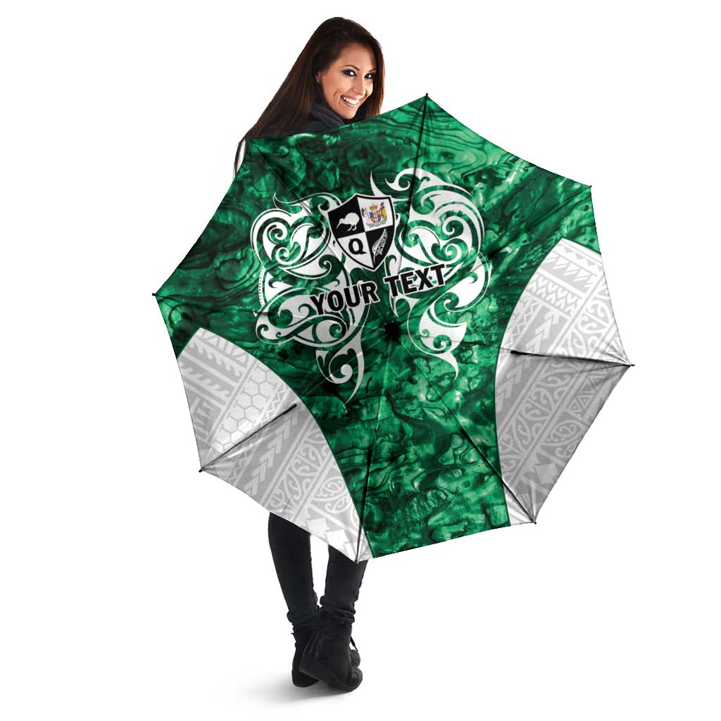 Queensland Maori Kiwi Personalised Umbrella Kikirangi Papua Shell Maori Tribal Tattoo - Aussie Hoodie