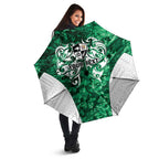 Queensland Maori Kiwi Personalised Umbrella Kikirangi Papua Shell Maori Tribal Tattoo - Aussie Hoodie