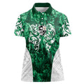 Queensland Maori Kiwi Personalised Women Polo Shirt Kikirangi Papua Shell Maori Tribal Tattoo