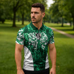 Queensland Maori Kiwi Personalised Zipper Polo Shirt Kikirangi Papua Shell Maori Tribal Tattoo - Aussie Hoodie