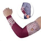 Queensland Maori Nga Hau E Wha Custom Arm Sleeves Polynesian Maori Tribal Pattern - Aussie Hoodie