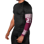 Queensland Maori Nga Hau E Wha Custom Arm Sleeves Polynesian Maori Tribal Pattern - Aussie Hoodie