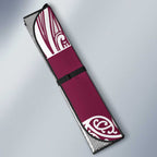 Queensland Maori Nga Hau E Wha Custom Auto Sun Shade Polynesian Maori Tribal Pattern - Aussie Hoodie