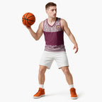 Queensland Maori Nga Hau E Wha Custom Basketball Jersey Polynesian Maori Tribal Pattern - Aussie Hoodie