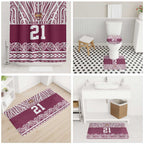 Queensland Maori Nga Hau E Wha Custom Bathroom Set Polynesian Maori Tribal Pattern - Aussie Hoodie