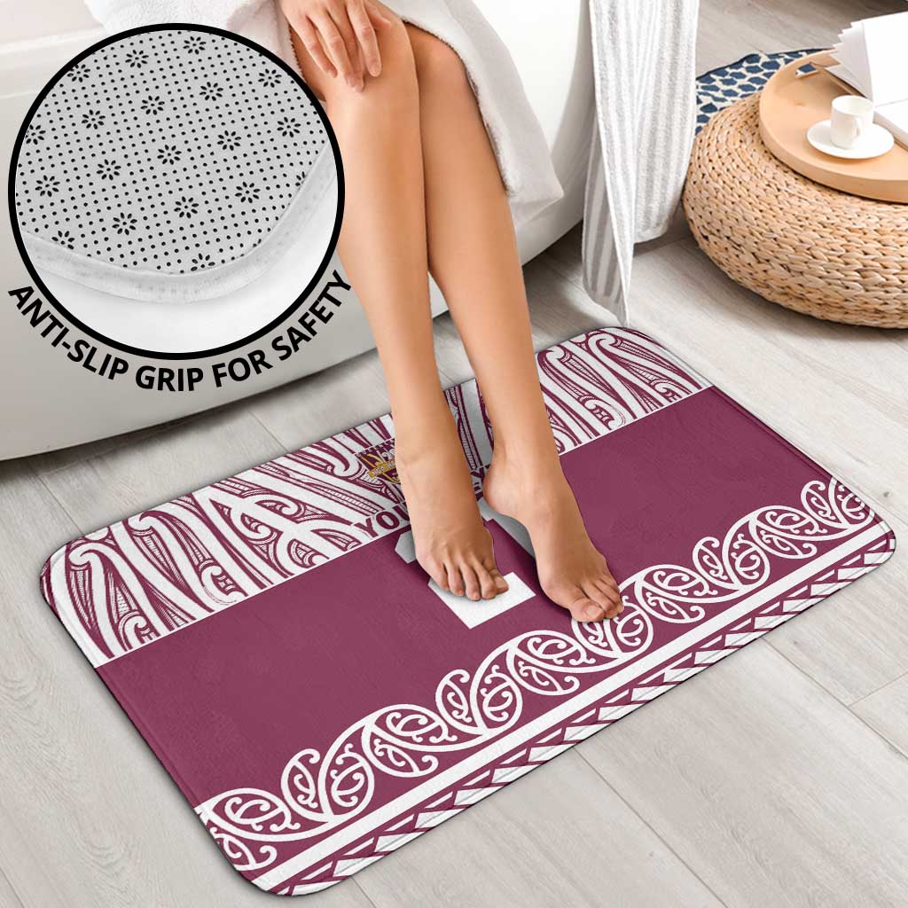 Queensland Maori Nga Hau E Wha Custom Bathroom Set Polynesian Maori Tribal Pattern - Aussie Hoodie
