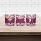 Queensland Maori Nga Hau E Wha Custom Ceramic Mug Polynesian Maori Tribal Pattern - Aussie Hoodie