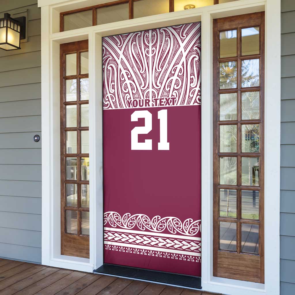 Queensland Maori Nga Hau E Wha Custom Door Cover Polynesian Maori Tribal Pattern - Aussie Hoodie