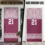 Queensland Maori Nga Hau E Wha Custom Door Cover Polynesian Maori Tribal Pattern - Aussie Hoodie