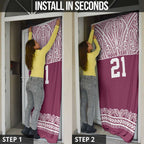 Queensland Maori Nga Hau E Wha Custom Door Cover Polynesian Maori Tribal Pattern - Aussie Hoodie