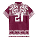 Queensland Maori Nga Hau E Wha Custom Family Matching Mermaid Dress and Hawaiian Shirt Polynesian Maori Tribal Pattern