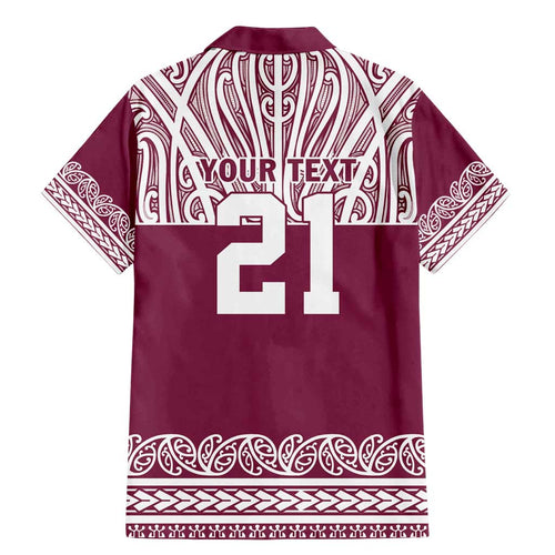 Queensland Maori Nga Hau E Wha Custom Family Matching Mermaid Dress and Hawaiian Shirt Polynesian Maori Tribal Pattern