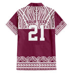 Queensland Maori Nga Hau E Wha Custom Hawaiian Shirt Polynesian Maori Tribal Pattern