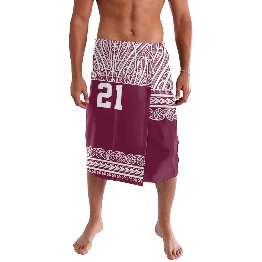 Queensland Maori Nga Hau E Wha Custom Lavalava Polynesian Maori Tribal Pattern