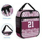 Queensland Maori Nga Hau E Wha Custom Lunch Bag Polynesian Maori Tribal Pattern