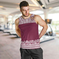 Queensland Maori Nga Hau E Wha Custom Men Tank Top Polynesian Maori Tribal Pattern
