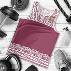 Queensland Maori Nga Hau E Wha Custom Men Tank Top Polynesian Maori Tribal Pattern