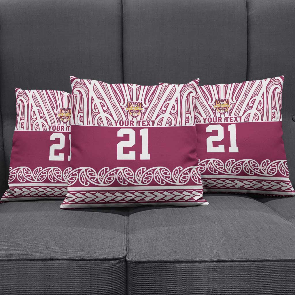 Queensland Maori Nga Hau E Wha Custom Pillow Cover Polynesian Maori Tribal Pattern - Aussie Hoodie