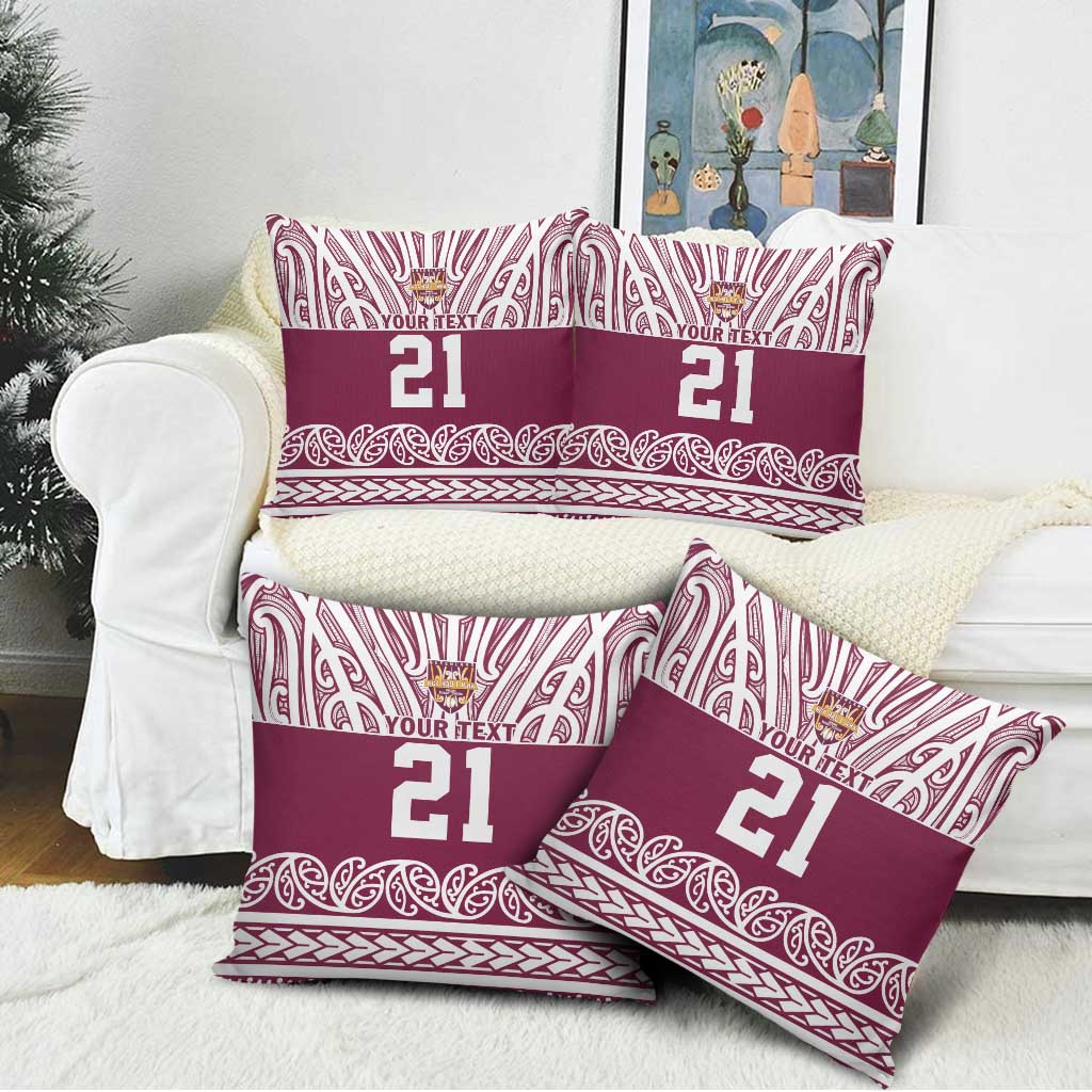 Queensland Maori Nga Hau E Wha Custom Pillow Cover Polynesian Maori Tribal Pattern - Aussie Hoodie