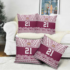 Queensland Maori Nga Hau E Wha Custom Pillow Cover Polynesian Maori Tribal Pattern - Aussie Hoodie