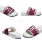 Queensland Maori Nga Hau E Wha Custom Slide Sandals Polynesian Maori Tribal Pattern - Aussie Hoodie