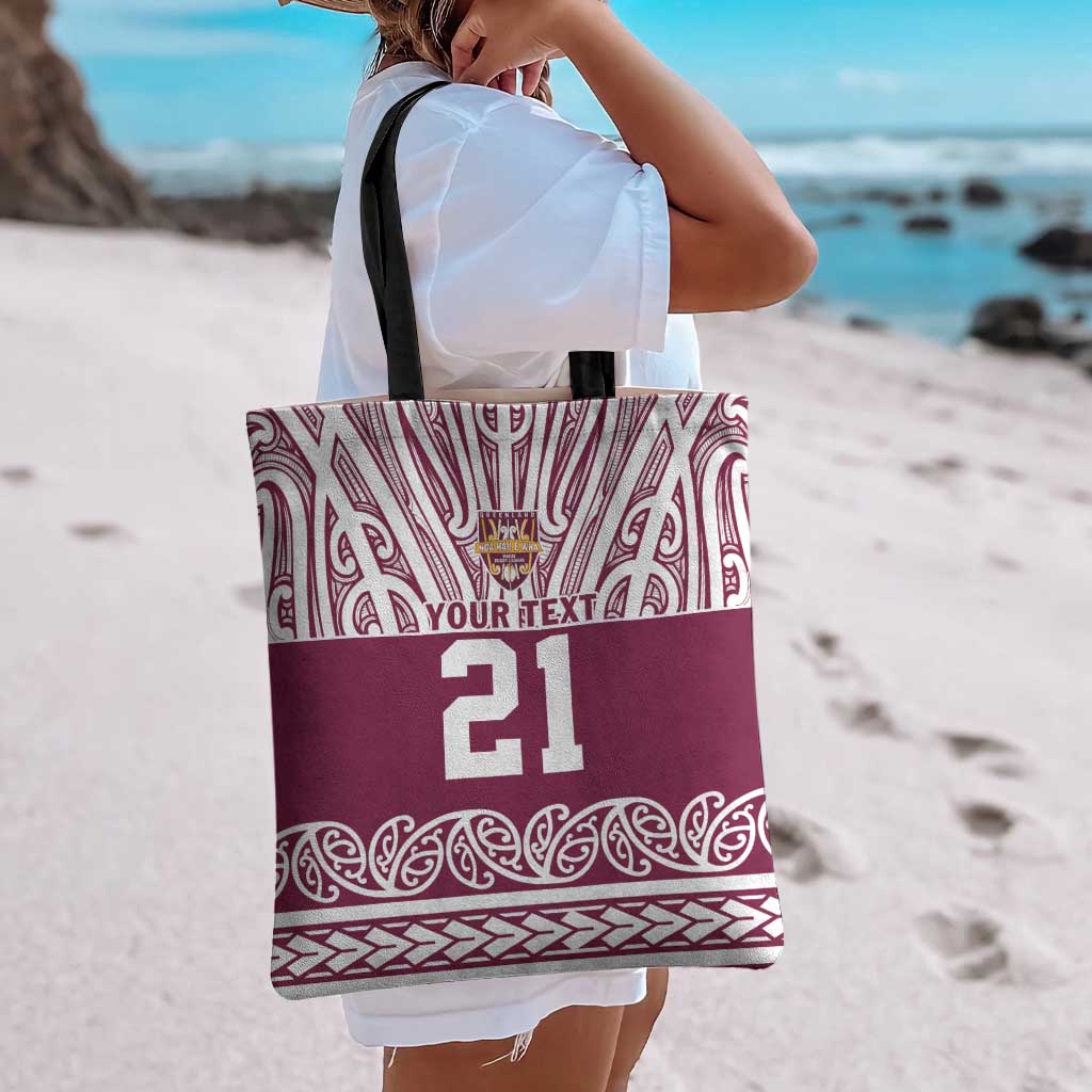 Queensland Maori Nga Hau E Wha Custom Tote Bag Polynesian Maori Tribal Pattern - Aussie Hoodie