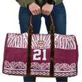 Queensland Maori Nga Hau E Wha Custom Travel Bag Polynesian Maori Tribal Pattern - Aussie Hoodie