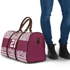 Queensland Maori Nga Hau E Wha Custom Travel Bag Polynesian Maori Tribal Pattern - Aussie Hoodie