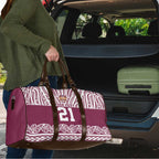Queensland Maori Nga Hau E Wha Custom Travel Bag Polynesian Maori Tribal Pattern - Aussie Hoodie