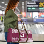 Queensland Maori Nga Hau E Wha Custom Travel Bag Polynesian Maori Tribal Pattern - Aussie Hoodie