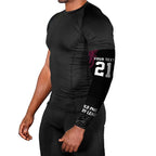 Queensland Papua New Guinea Custom Arm Sleeves All Black Pacific PNG Tribal Style - Aussie Hoodie
