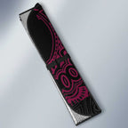 Queensland Papua New Guinea Custom Auto Sun Shade All Black Pacific PNG Tribal Style - Aussie Hoodie