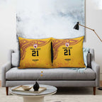 Queensland Papua New Guinea Custom Pillow Cover All Gold Pacific PNG Tribal Style - Aussie Hoodie