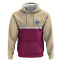 Queensland Samoa Custom Hoodie Maroon Pacific Polynesian Tribal Pattern