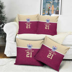 Queensland Samoa Custom Pillow Cover Maroon Pacific Polynesian Tribal Pattern - Aussie Hoodie