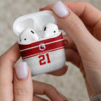 Queensland Tonga Custom AirPods Case QLD with Tongan Ngatu Pattern - Aussie Hoodie