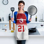 Queensland Tonga Custom Apron QLD with Tongan Ngatu Pattern - Aussie Hoodie