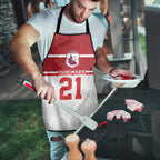 Queensland Tonga Custom Apron QLD with Tongan Ngatu Pattern - Aussie Hoodie