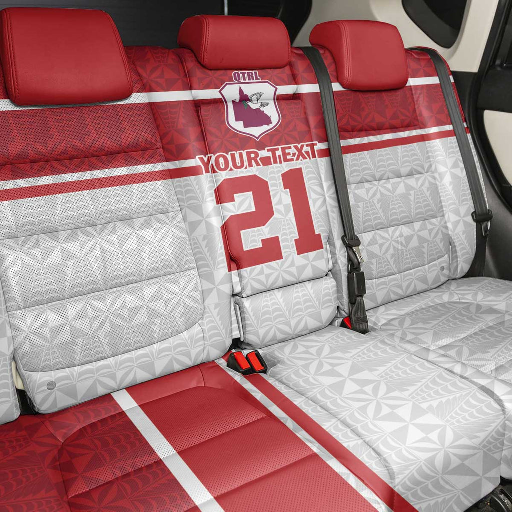 Queensland Tonga Custom Back Car Seat Cover QLD with Tongan Ngatu Pattern