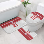 Queensland Tonga Custom Bathroom Set QLD with Tongan Ngatu Pattern - Aussie Hoodie