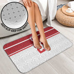 Queensland Tonga Custom Bathroom Set QLD with Tongan Ngatu Pattern - Aussie Hoodie