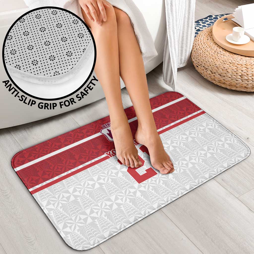 Queensland Tonga Custom Bathroom Set QLD with Tongan Ngatu Pattern - Aussie Hoodie