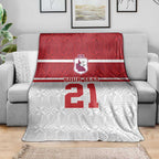 Queensland Tonga Custom Blanket QLD with Tongan Ngatu Pattern