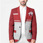 Queensland Tonga Custom Blazer QLD with Tongan Ngatu Pattern - Aussie Hoodie