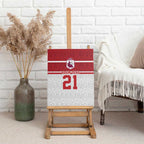 Queensland Tonga Custom Canvas Wall Art QLD with Tongan Ngatu Pattern