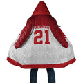Queensland Tonga Custom Cloak QLD with Tongan Ngatu Pattern - Aussie Hoodie