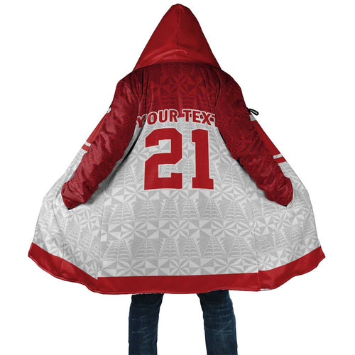 Queensland Tonga Custom Cloak QLD with Tongan Ngatu Pattern - Aussie Hoodie