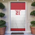 Queensland Tonga Custom Door Cover QLD with Tongan Ngatu Pattern - Aussie Hoodie