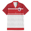 Queensland Tonga Custom Family Matching Mermaid Dress and Hawaiian Shirt QLD with Tongan Ngatu Pattern