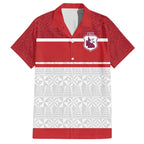 Queensland Tonga Custom Hawaiian Shirt QLD with Tongan Ngatu Pattern